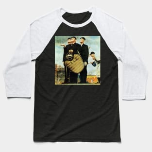 Bottom Of The Sixth 1949 - Norman Rockwell Baseball T-Shirt